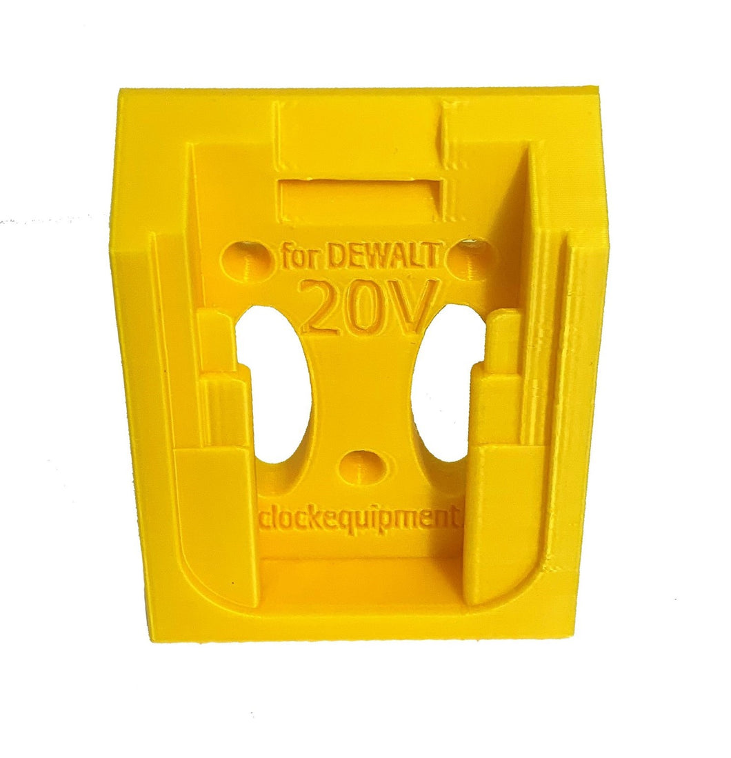 Durable battery mount for DEWALT 20V